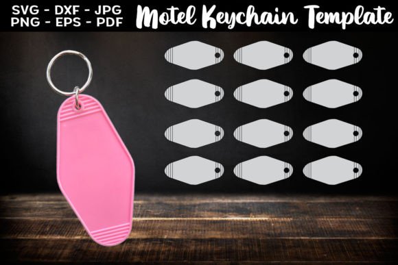Download Motel Keychain Template Sublimation PNG - Sub Collection