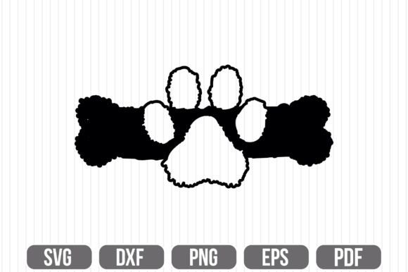 Download Dog Paw and Dog Bone SVG - Dog bone svg Collection