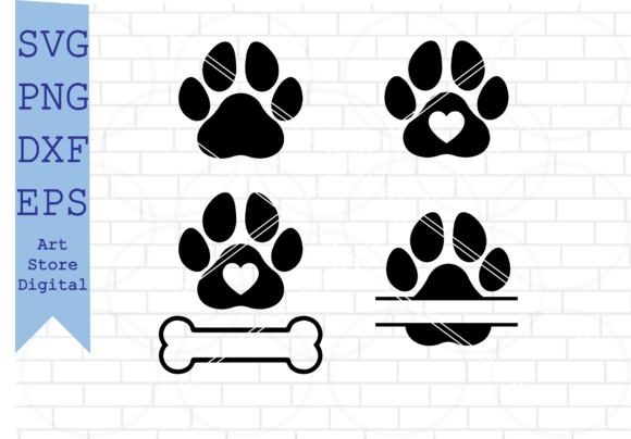 Download Dog Paw Svg, Dog Bone SVG, Paw Print SVG - Dog bone svg Collection